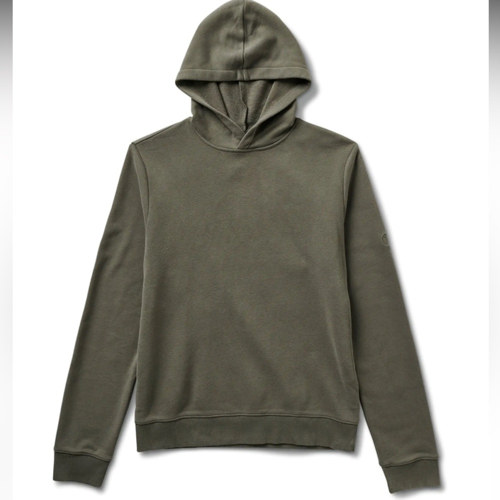 Vuori cypress hoodie in green. size M